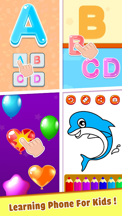 #9. Baby Phone: Fun Games for Kids (Android) By: UVTechnoLab