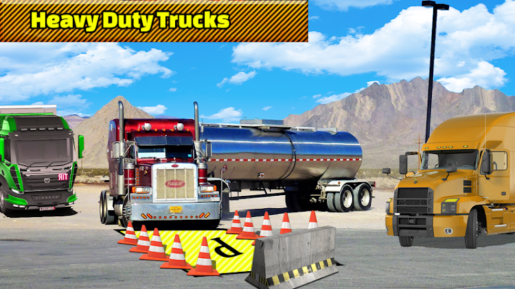 #2. Truck Parking Truck Games (Android) By: skylinkgames