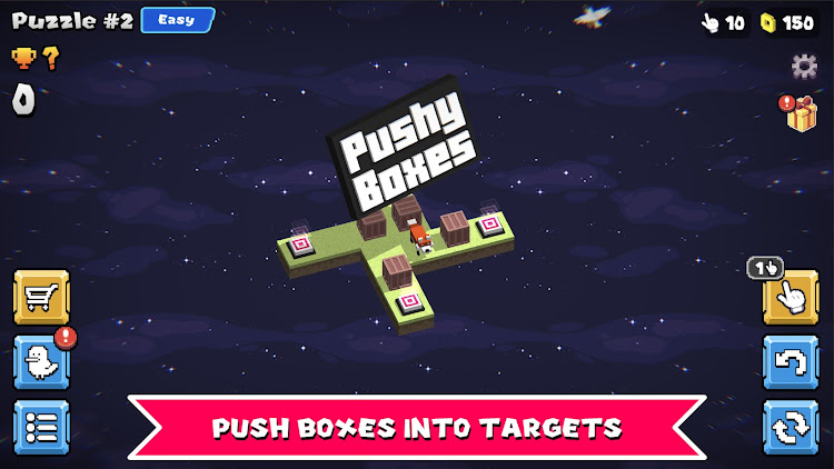 #6. Pushy Boxes - Pushing Puzzles (Android) By: PigCell Studio