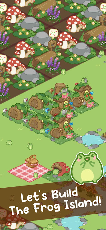 #4. Frog Town - Cute Frog Game (Android) By: Niji Games