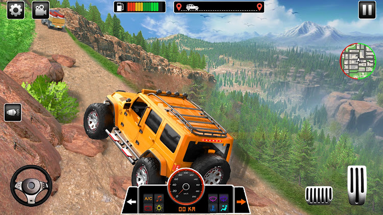 #2. Offroad Driving 4x4 Jeep Games (Android) By: Italy Games studios