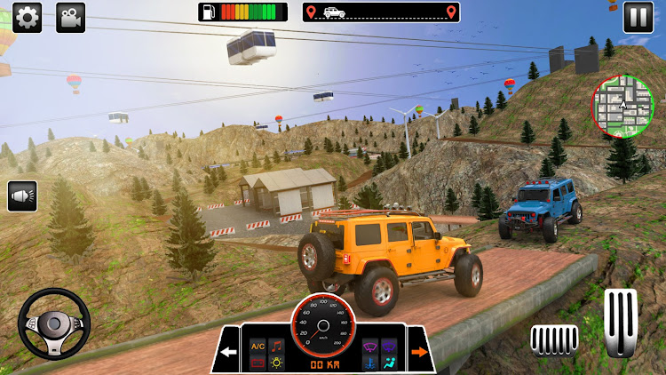 #5. Offroad Driving 4x4 Jeep Games (Android) By: Italy Games studios