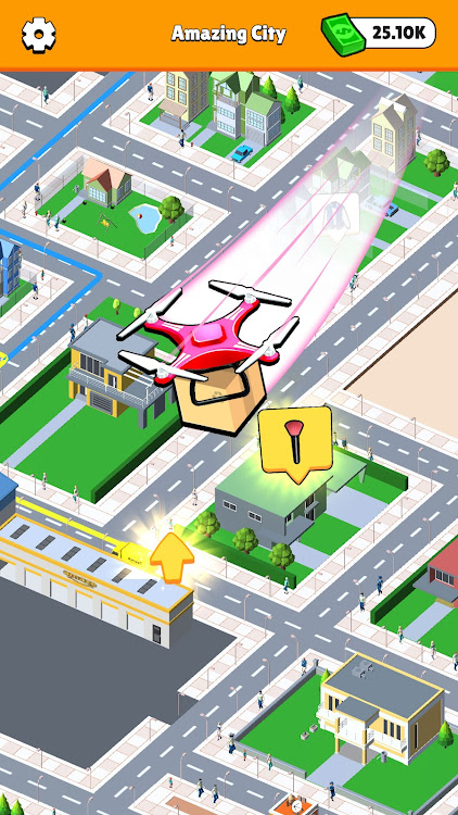 #3. Delivery Tycoon - Idle Game (Android) By: Elixir Gamelabs LLC