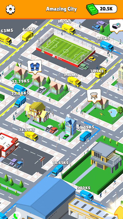 #4. Delivery Tycoon - Idle Game (Android) By: Elixir Gamelabs LLC