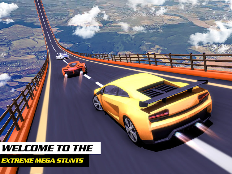 #9. Car Race Master : GT Mega Ramp (Android) By: Pixel Burg