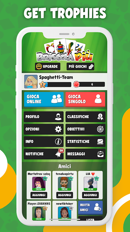 #5. Briscola Più – Card games (Android) By: Spaghetti Interactive Srl