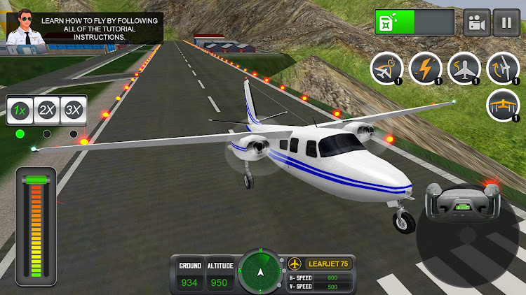 #6. Pilot Simulator: Airplane Game (Android) By: GamePark