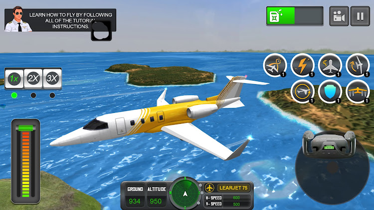 #7. Pilot Simulator: Airplane Game (Android) By: GamePark