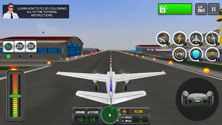 #8. Pilot Simulator: Airplane Game (Android) By: GamePark