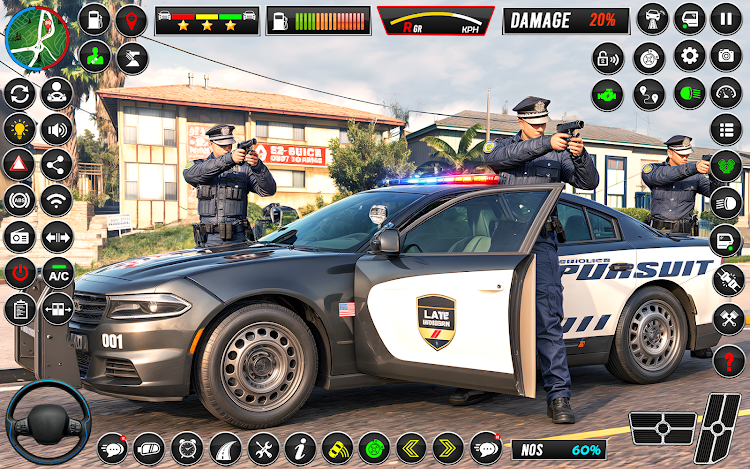 #5. Police Car Chase Cop Games 3d (Android) By: Games Garage