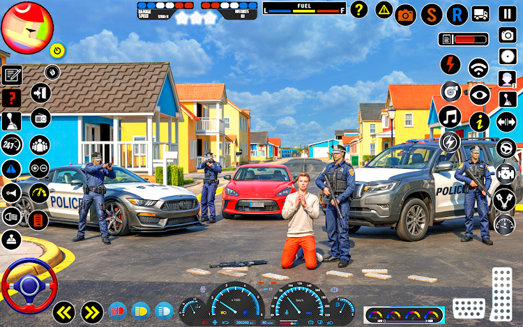 #6. Police Car Chase Cop Games 3d (Android) By: Games Garage