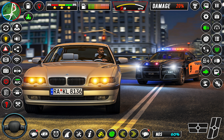 #7. Police Car Chase Cop Games 3d (Android) By: Games Garage