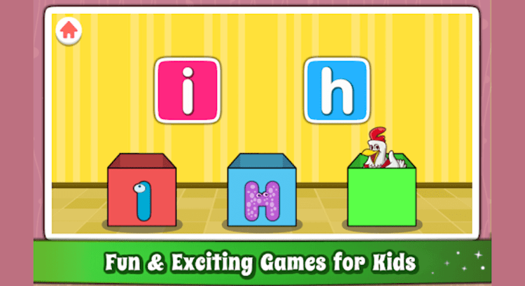 #2. Alphabet for Kids ABC Learning (Android) By: GunjanApps Studios