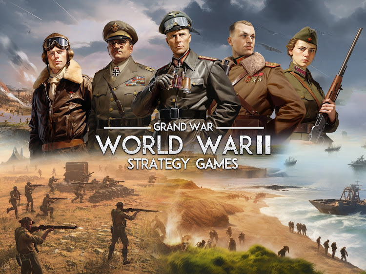 #8. Grand War: WW2 Strategy Games (Android) By: World War 2 Strategy Games