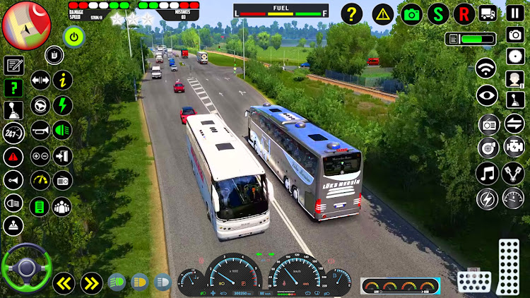 #4. Bus Simulator game:OffRoad Bus (Android) By: Flash Games Offline