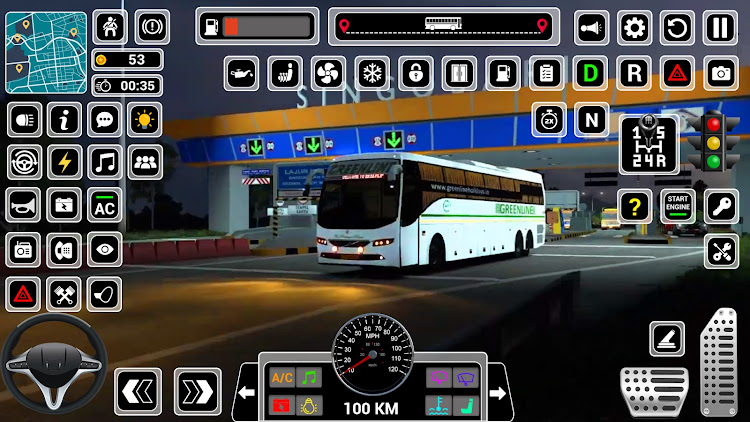 #7. Bus Simulator game:OffRoad Bus (Android) By: Flash Games Offline