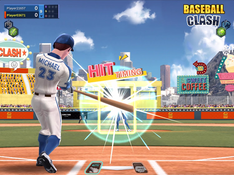 #6. Baseball Clash: Real-time game (Android) By: Miniclip.com