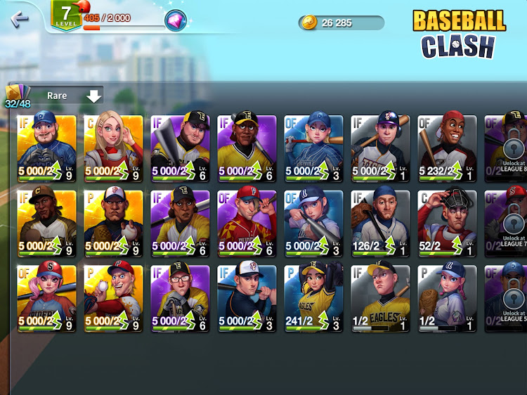 #9. Baseball Clash: Real-time game (Android) By: Miniclip.com