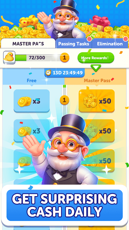 #2. Cartoon Tile: Puzzle Cash (Android) By: IM.Studio