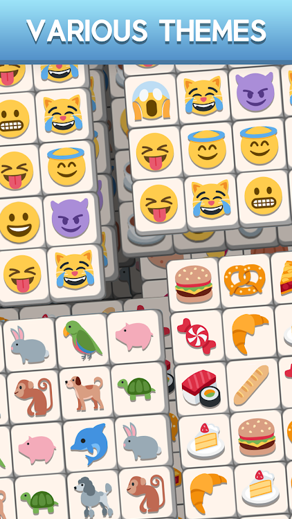 #4. Tile Match Emoji -Triple Tile (Android) By: Aura Game Studio