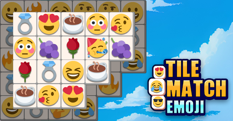 #9. Tile Match Emoji -Triple Tile (Android) By: Aura Game Studio