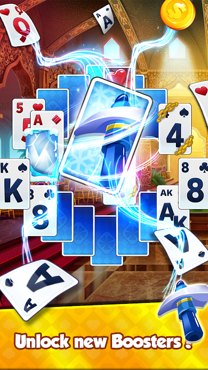 #3. Solitaire Adventure Tripeaks (Android) By: LETS FUN - publisher of match 3 puzzle game