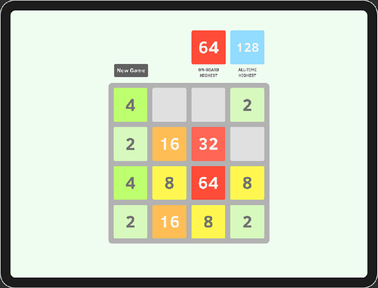 #6. Double it: Tile Merge Puzzle (Android) By: Stefan Krsteski