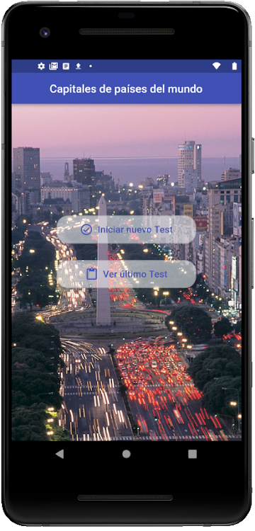 #6. Quiz de ciudades capitales (Android) By: Marcos MC