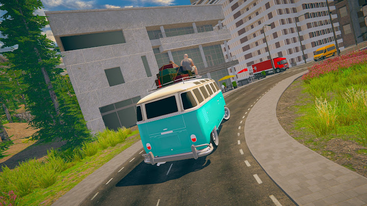 #9. Van Simulator City Car Games (Android) By: OVERDOSE GAMING