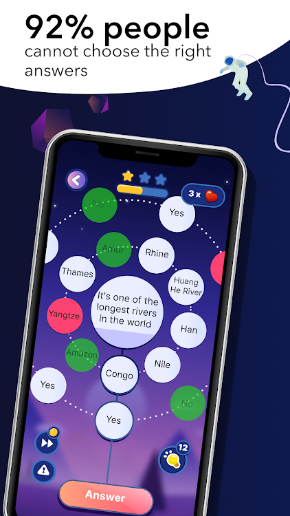 #6. Erudite: Trivia Game & Quiz (Android) By: Mioris LTD