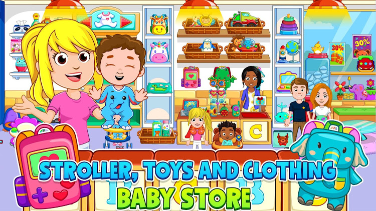 #4. My City : Newborn baby (Android) By: My Town Games Ltd