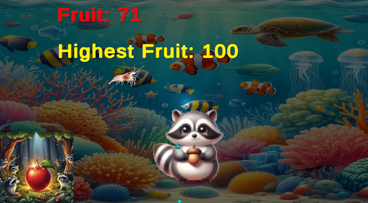 #3. The Cute Raccoon (Android) By: BrontoVerse