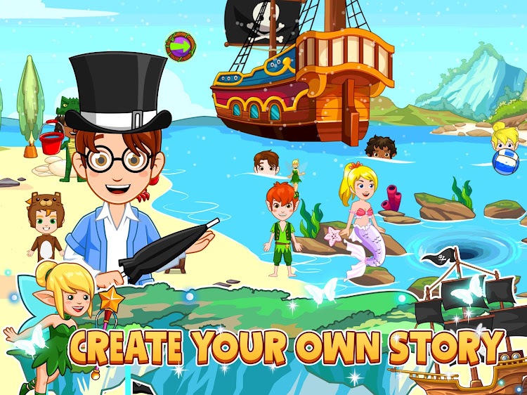 #10. Wonderland : Peter Pan (Android) By: My Town Games Ltd