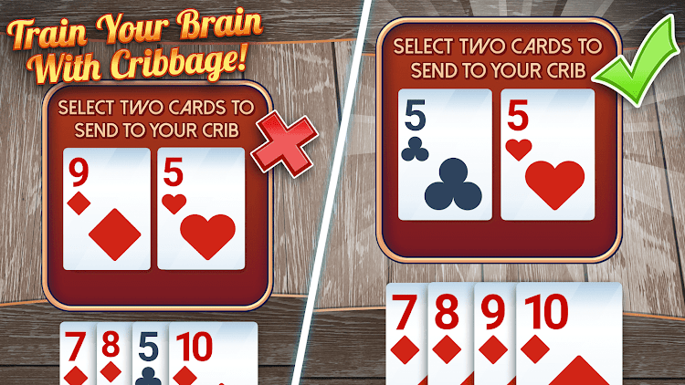 #9. Ultimate Cribbage: Card Board (Android) By: WildCard Games