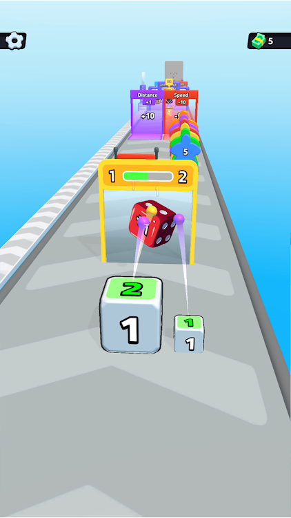 #3. Dice Rush 3D (Android) By: Mindolin