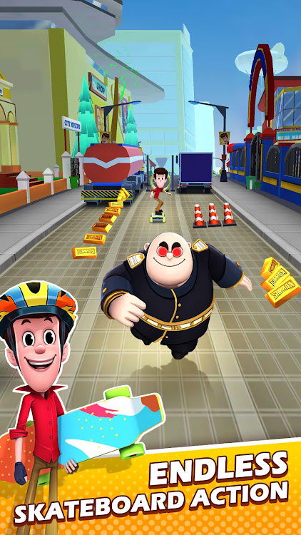 #2. Smaashhing Simmba - Skate Rush (Android) By: Zapak