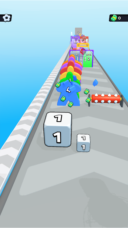 #8. Dice Rush 3D (Android) By: Mindolin