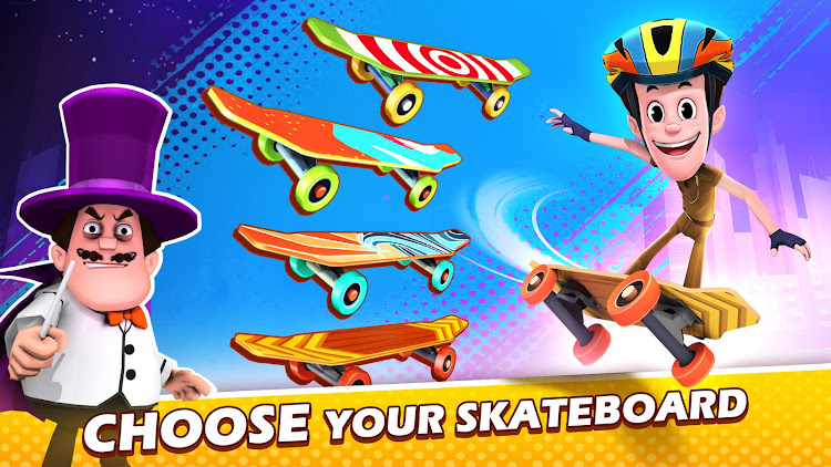 #7. Smaashhing Simmba - Skate Rush (Android) By: Zapak