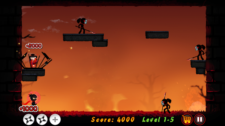 #6. Stickman Ninja Warriors 2024 (Android) By: We Win Studio