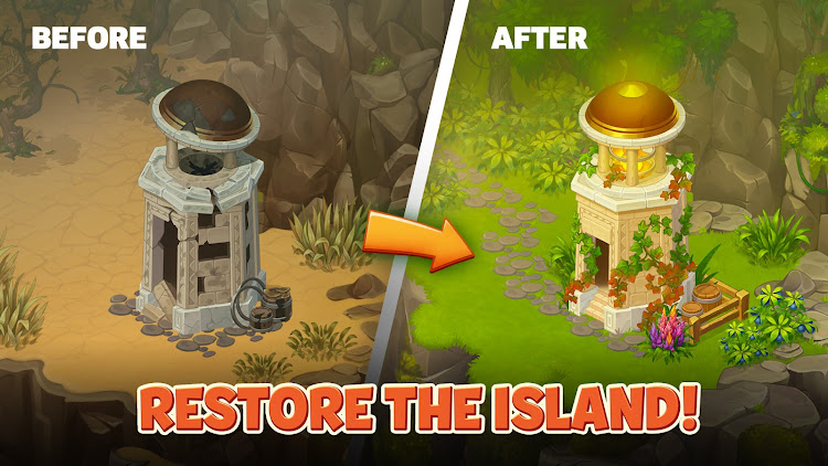 #6. Island Hoppers: Jungle Farm (Android) By: NEXTERS GLOBAL LTD