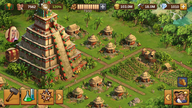 #6. Forge of Empires: Build a City (Android) By: InnoGames GmbH