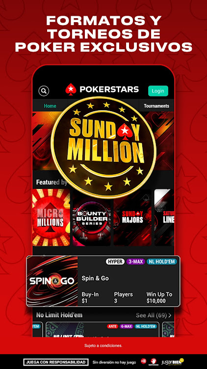 #2. PokerStars: Juegos de Poker (Android) By: Stars Mobile Limited