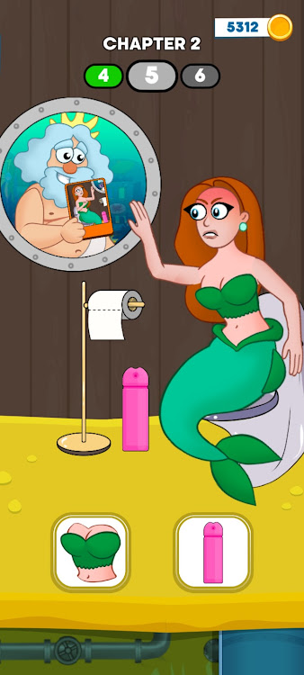 #3. Neptune vs Mermaid: Fish Prank (Android) By: JoyBits Ltd.