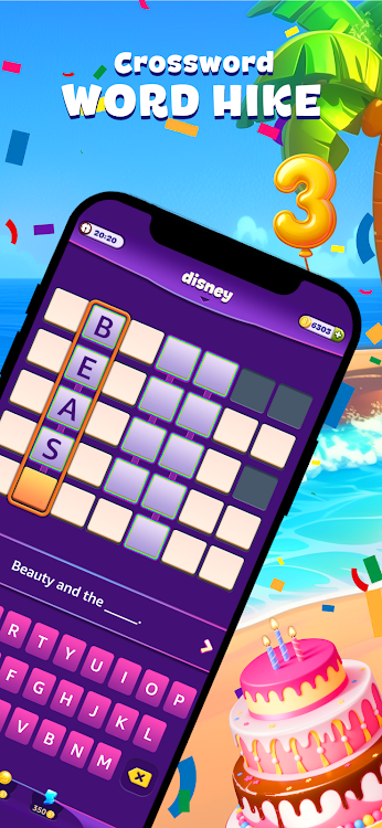 #2. Word Hike -Inventive Crossword (Android) By: Joy Vendor