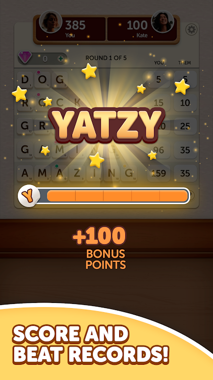 #3. Word Yatzy - Fun Word Puzzler (Android) By: FunCraft Games