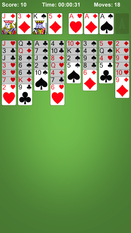 #4. FreeCell Classic+ (Android) By: Card Game Pro