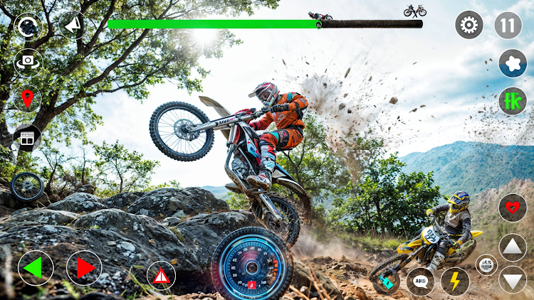 #2. Motocross Dirt Bike Racing 3D (Android) By: Gamers Ice