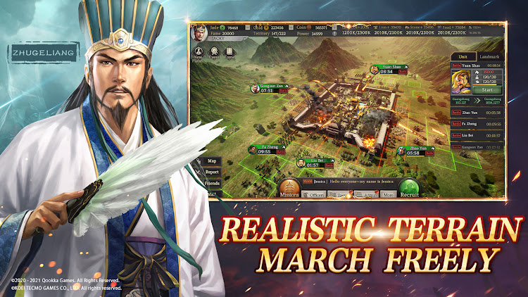 #3. Three Kingdoms Tactics:Global (Android) By: Qookka Games