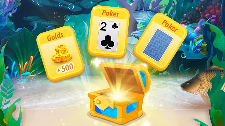 #2. Solitaire Fish World-OceanTrip (Android) By: Casual Game Dev