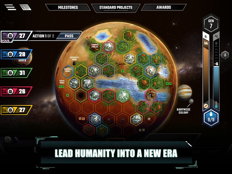 #9. Terraforming Mars (Android) By: Twin Sails Interactive